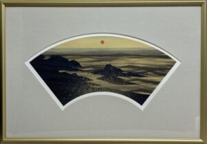 千住博の満潮の朝（リトグラフ）の作品写真